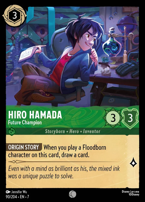 Hiro Hamada - Future Champion — Disney Lorcana Character card from Archazia's Island