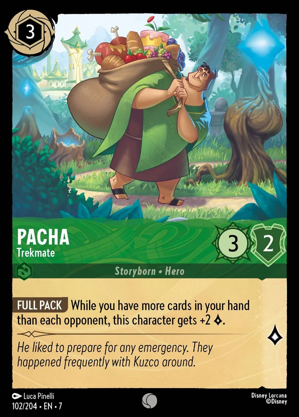 Pacha - Trekmate — Disney Lorcana Character card from Archazia's Island