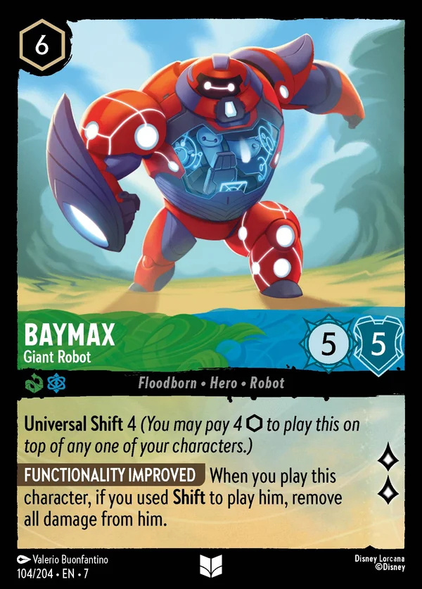 Baymax - Giant Robot — Disney Lorcana Character card from Archazia's Island