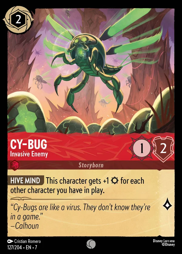 Cy-Bug - Invasive Enemy — Disney Lorcana Character card from Archazia's Island