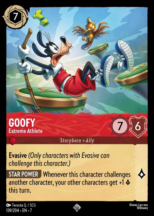 Goofy - Extreme Athlete — Disney Lorcana Character card from Archazia's Island