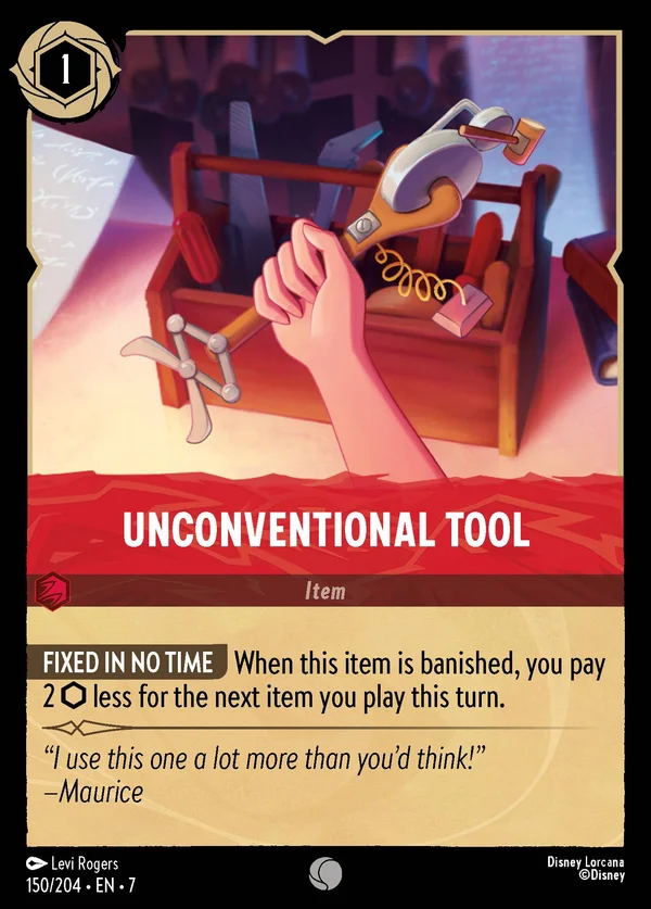 Unconventional Tool — Disney Lorcana Item card from Archazia's Island
