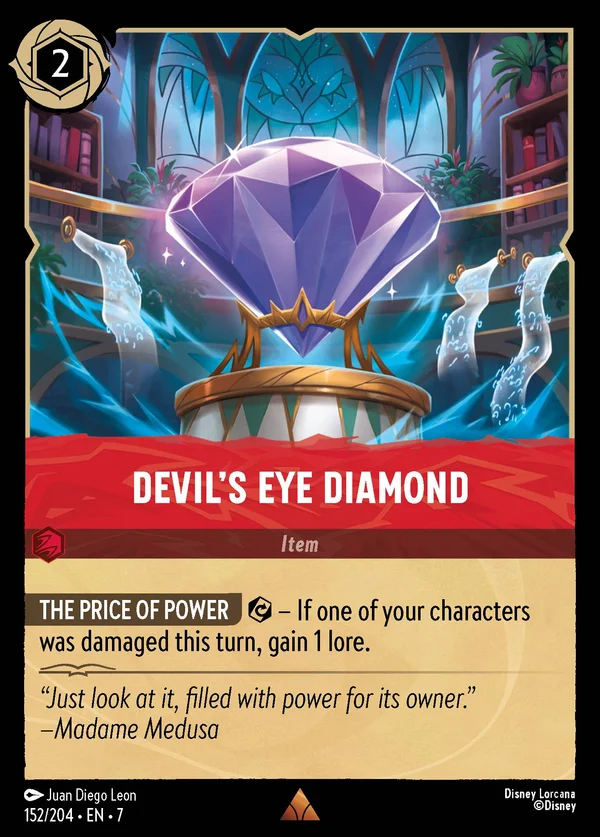 Devil's Eye Diamond — Disney Lorcana Item card from Archazia's Island