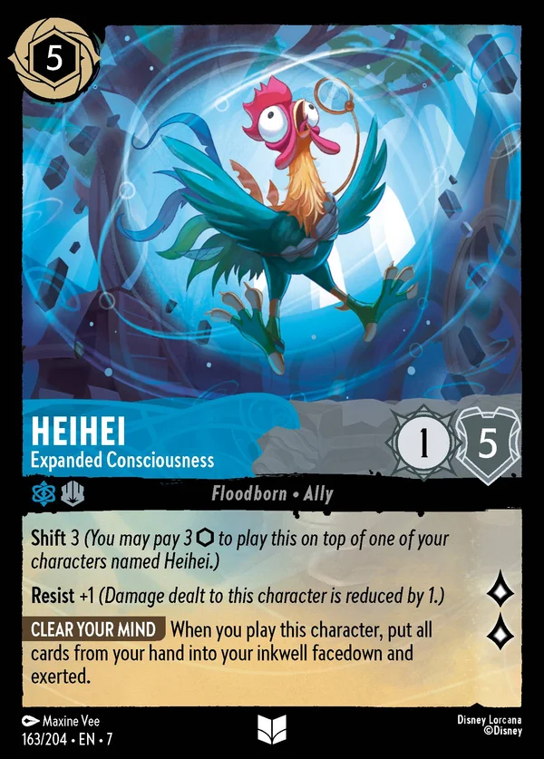 HeiHei - Expanded Consciousness — Disney Lorcana Character card from Archazia's Island