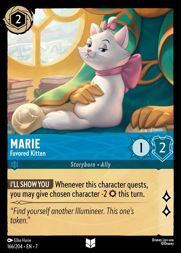 Marie - Favored Kitten — Disney Lorcana Character card from Archazia's Island
