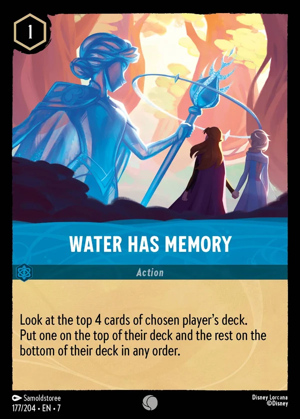 Water Has Memory — Disney Lorcana Action card from Archazia's Island