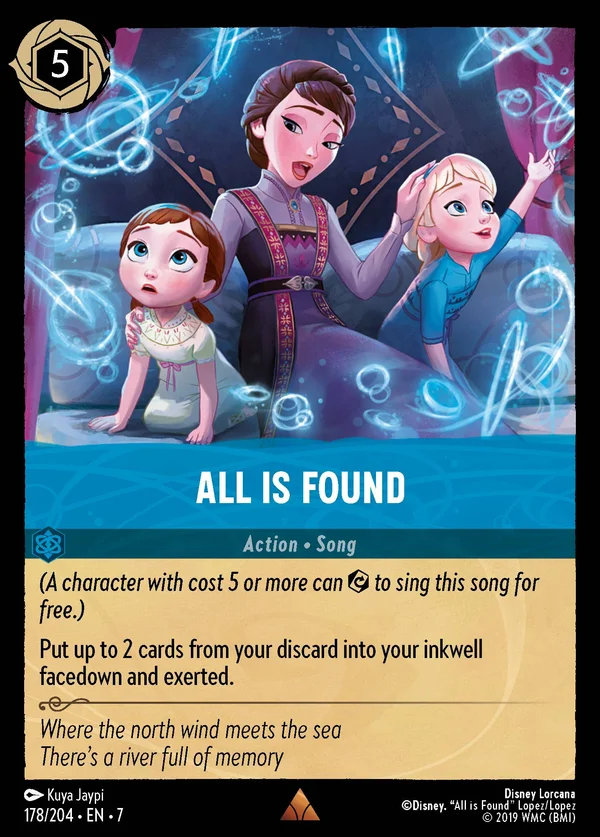 All Is Found — Disney Lorcana Action card from Archazia's Island