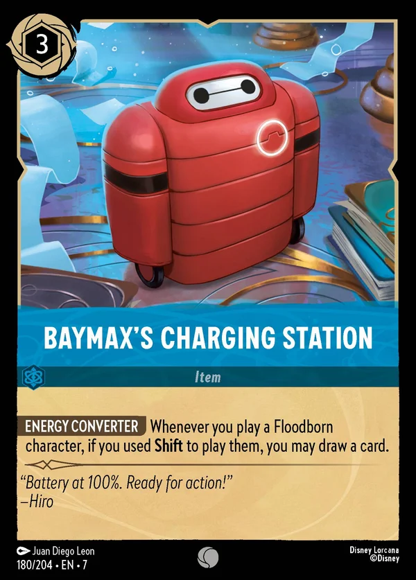 Baymax's Charging Station — Disney Lorcana Item card from Archazia's Island