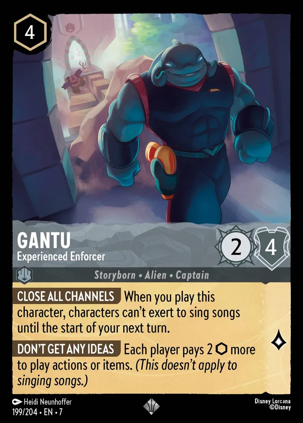 Gantu - Experienced Enforcer — Disney Lorcana Character card from Archazia's Island