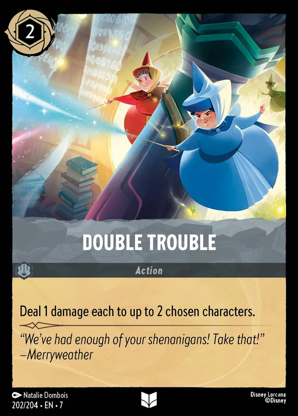 Double Trouble — Disney Lorcana Action card from Archazia's Island