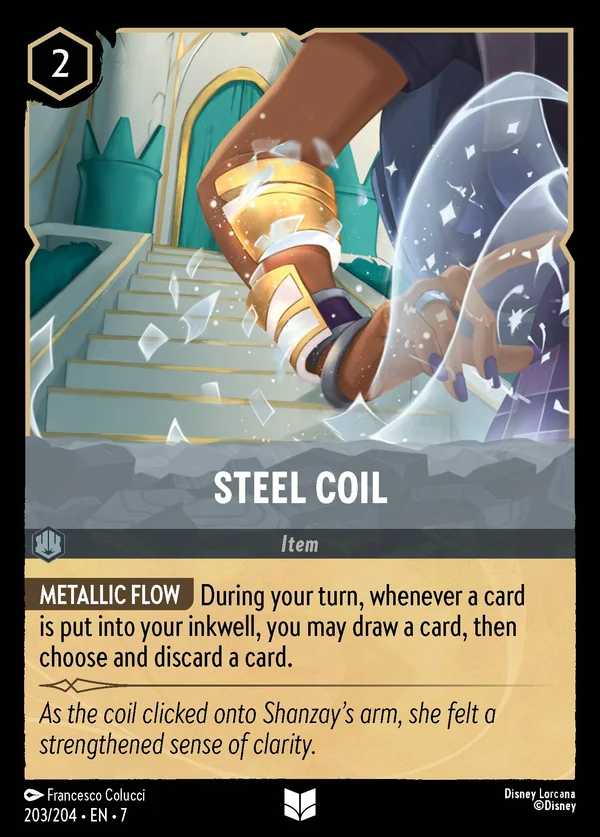 Steel Coil — Disney Lorcana Item card from Archazia's Island