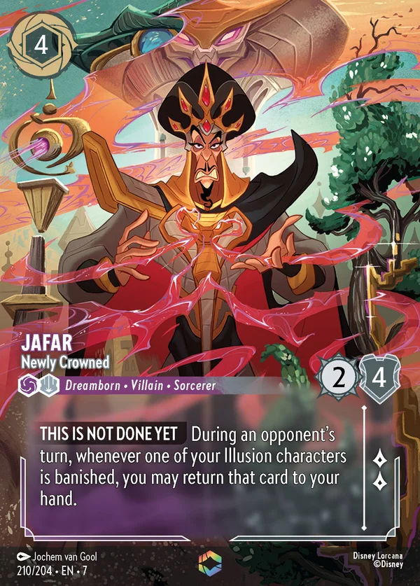 Jafar - Newly Crowned — Disney Lorcana Character card from Archazia's Island