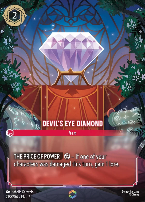 Devil's Eye Diamond — Disney Lorcana Item card from Archazia's Island