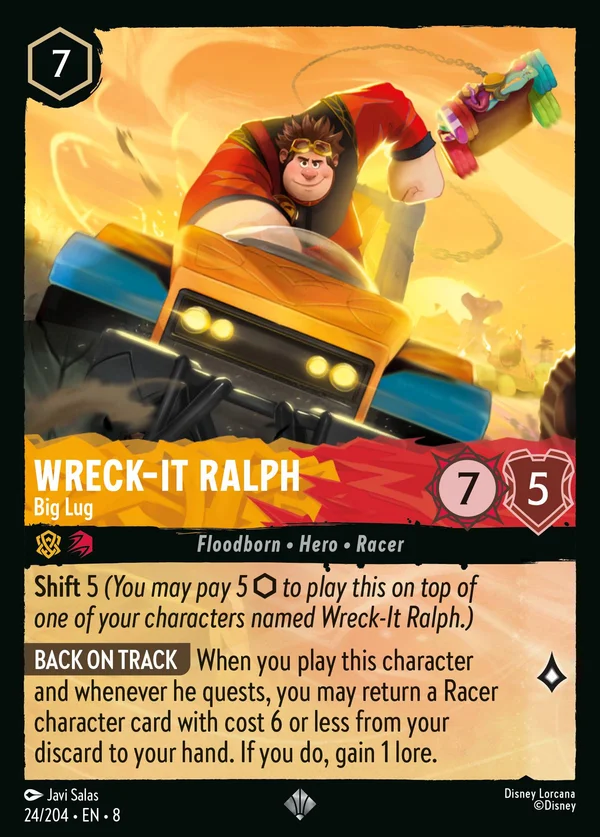 Wreck-It Ralph - Big Lug — Disney Lorcana Character card from The Reign of Jafar