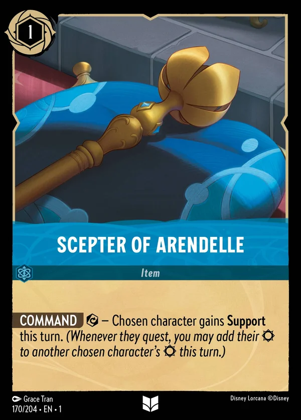 Scepter of Arendelle — Disney Lorcana Item card from The First Chapter