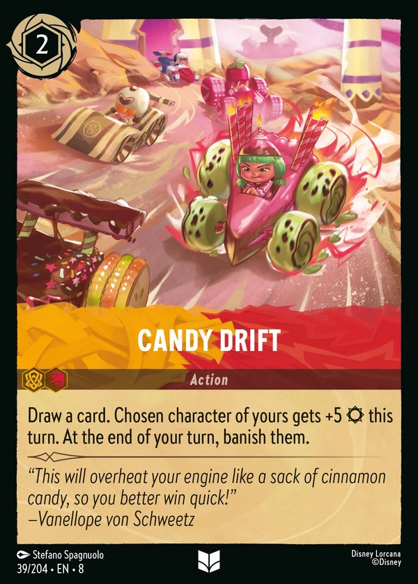 Candy Drift — Disney Lorcana Action card from The Reign of Jafar