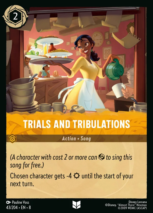 Trials and Tribulations — Disney Lorcana Action card from The Reign of Jafar