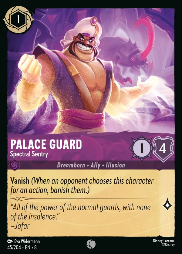 Palace Guard - Spectral Sentry — Disney Lorcana Character card from The Reign of Jafar