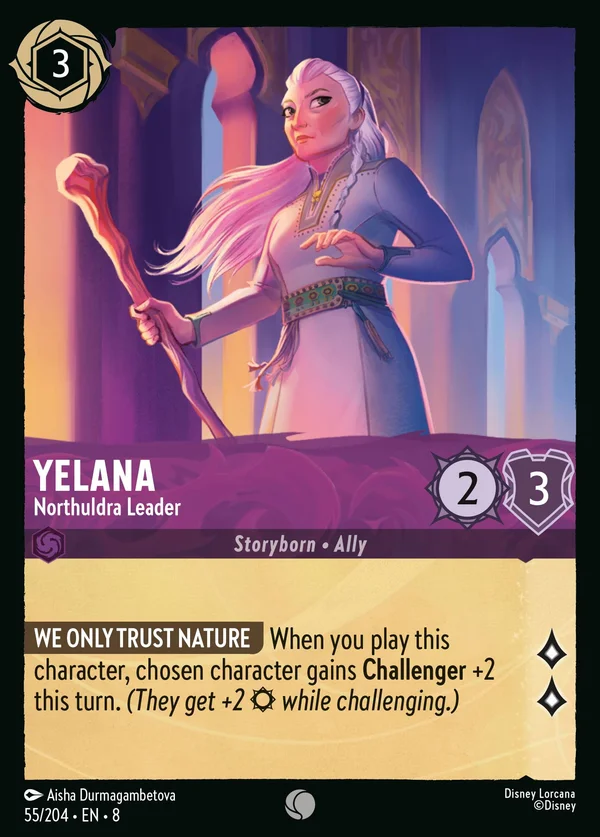 Yelana - Northuldra Leader — Disney Lorcana Character card from The Reign of Jafar