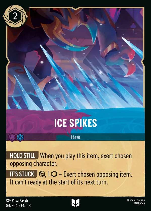 Ice Spikes — Disney Lorcana Item card from The Reign of Jafar