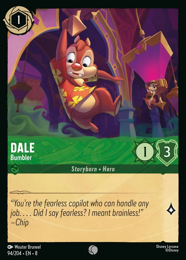 Dale - Bumbler — Disney Lorcana Character card from The Reign of Jafar