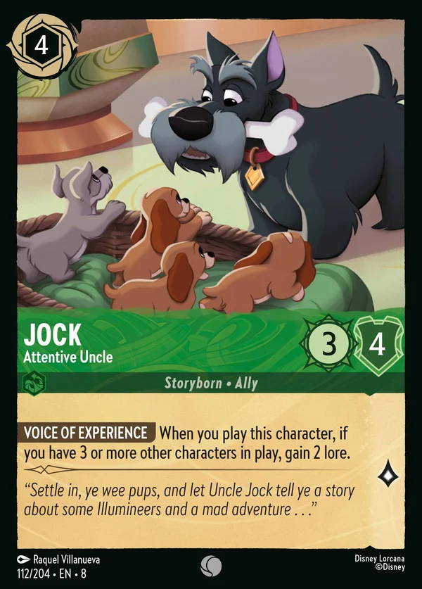 Jock - Attentive Uncle — Disney Lorcana Character card from The Reign of Jafar