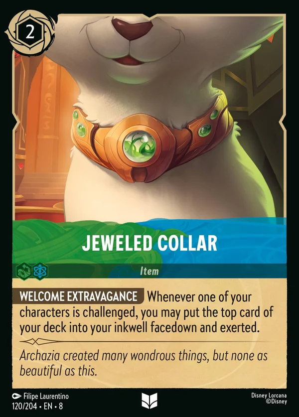 Jeweled Collar — Disney Lorcana Item card from The Reign of Jafar
