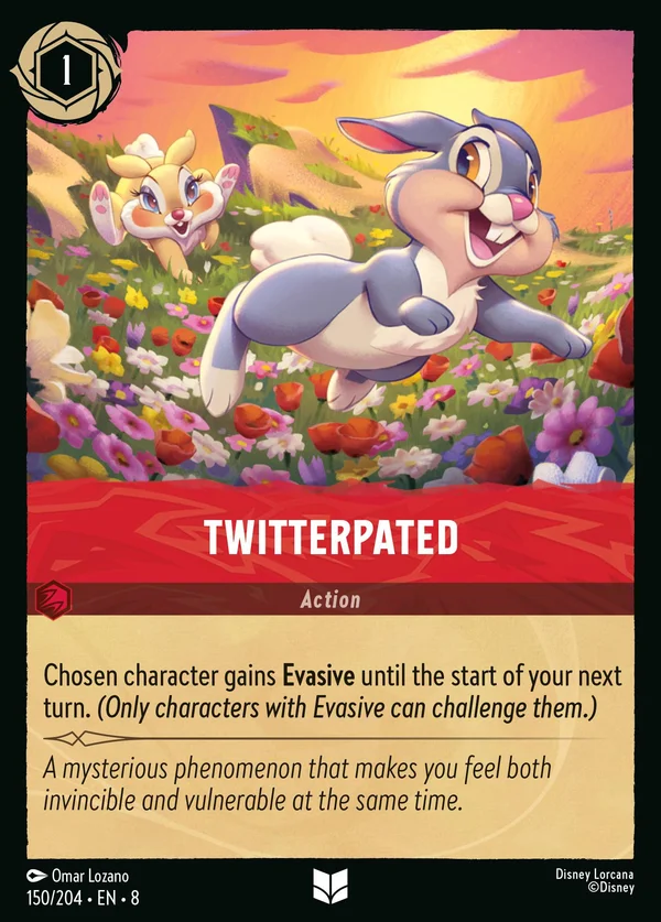 Twitterpated — Disney Lorcana Action card from The Reign of Jafar