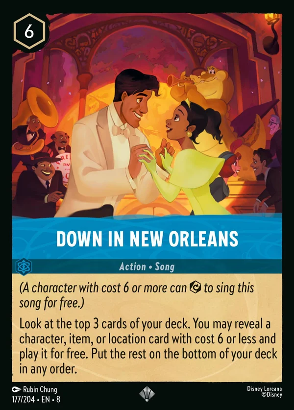 Down in New Orleans — Disney Lorcana Action card from The Reign of Jafar