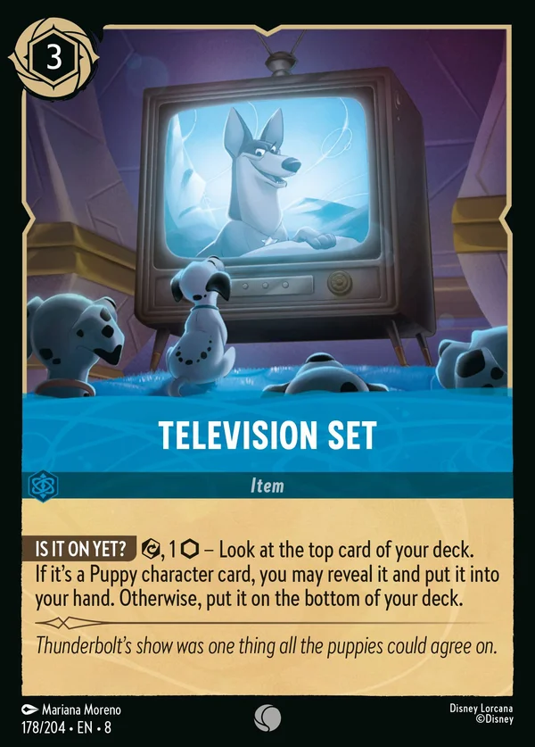 Television Set — Disney Lorcana Item card from The Reign of Jafar