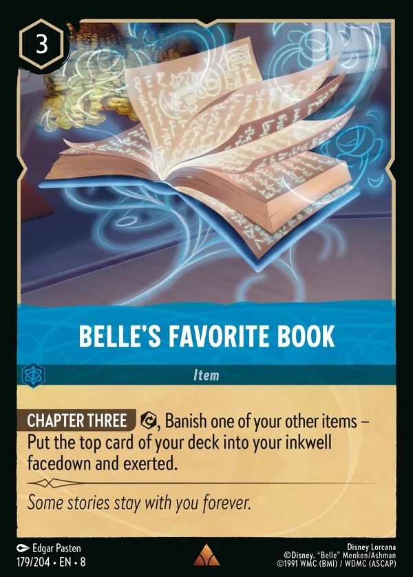 Belle's Favorite Book — Disney Lorcana Item card from The Reign of Jafar