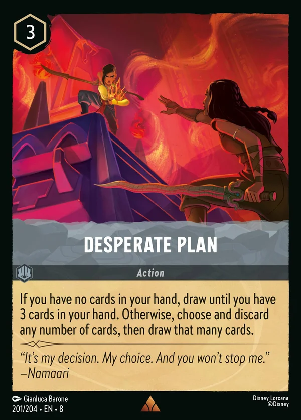 Desperate Plan — Disney Lorcana Action card from The Reign of Jafar