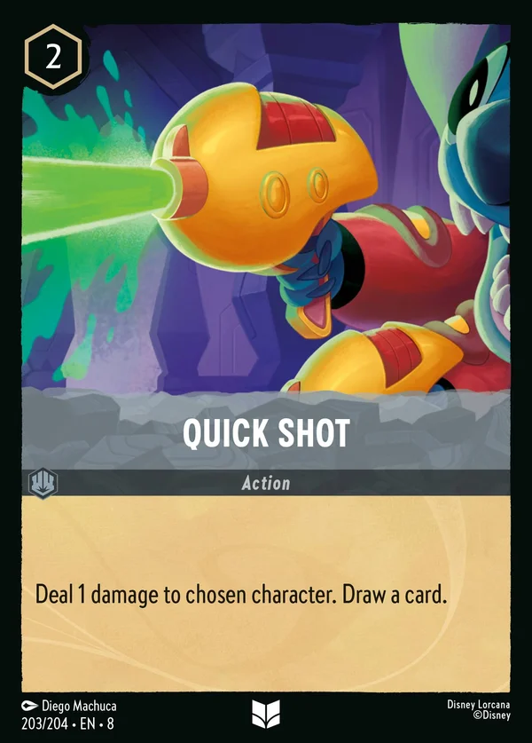 Quick Shot — Disney Lorcana Action card from The Reign of Jafar