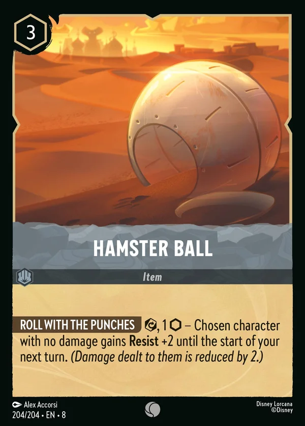 Hamster Ball — Disney Lorcana Item card from The Reign of Jafar