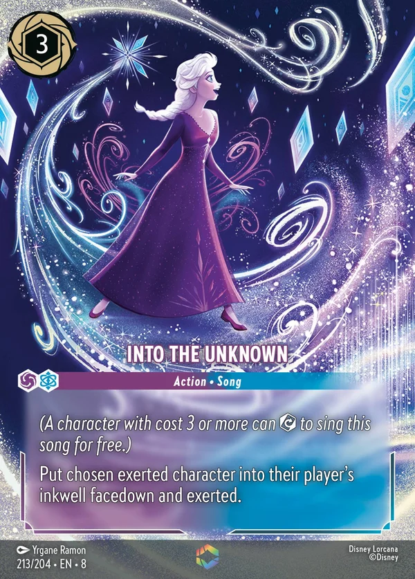 Into the Unknown — Disney Lorcana Action card from The Reign of Jafar