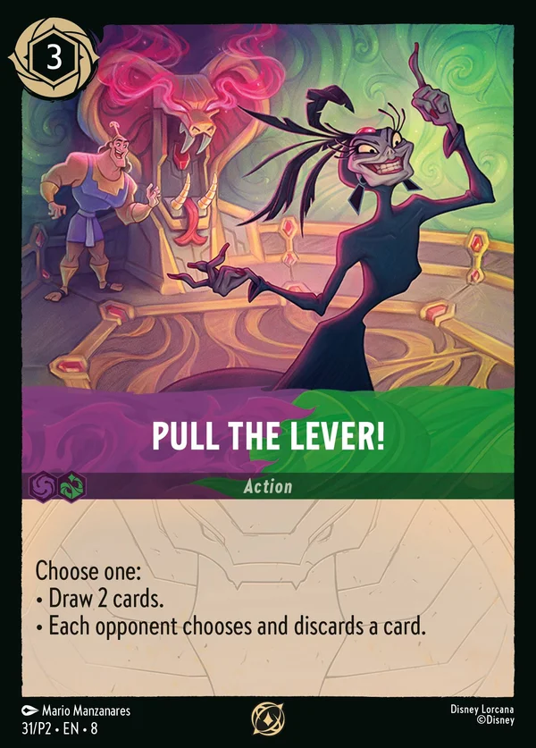 Pull the Lever! — Disney Lorcana Action card from The Reign of Jafar
