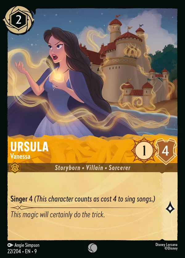 Ursula - Vanessa — Disney Lorcana Character card from Fabled