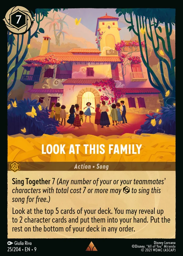 Look at This Family — Disney Lorcana Action card from Fabled