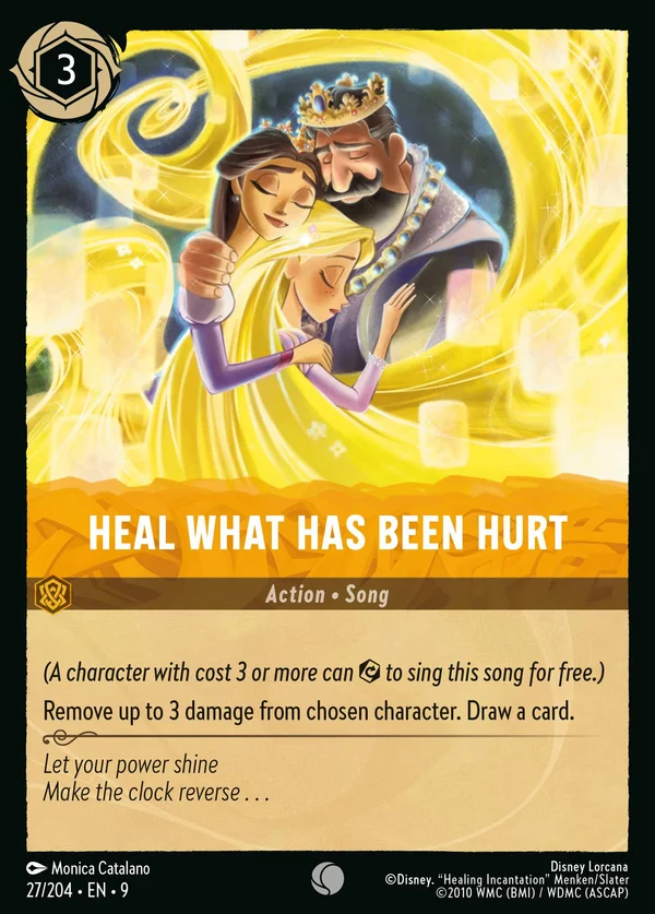 Heal What Has Been Hurt — Disney Lorcana Action card from Fabled