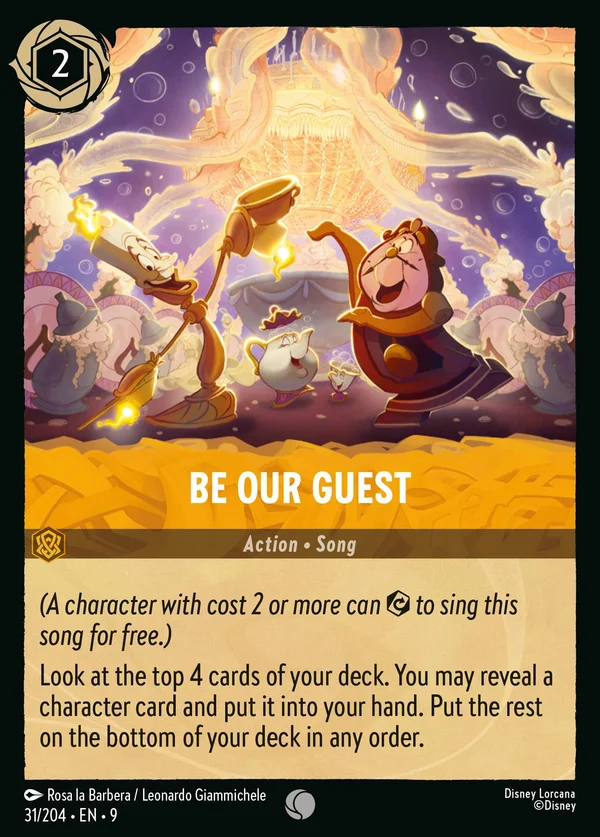 Be Our Guest — Disney Lorcana Action card from Fabled