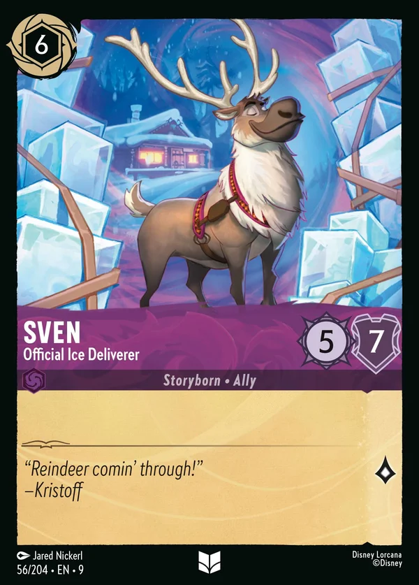 Sven - Official Ice Deliverer — Disney Lorcana Character card from Fabled