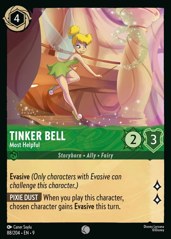 Tinker Bell - Most Helpful — Disney Lorcana Character card from Fabled