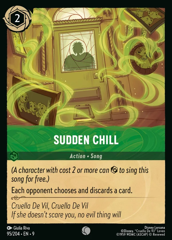 Sudden Chill — Disney Lorcana Action card from Fabled