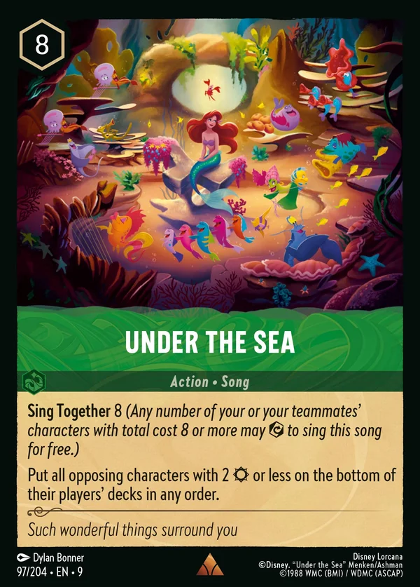 Under the Sea — Disney Lorcana Action card from Fabled