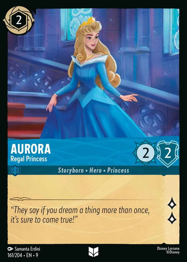 Aurora - Regal Princess — Disney Lorcana Character card from Fabled