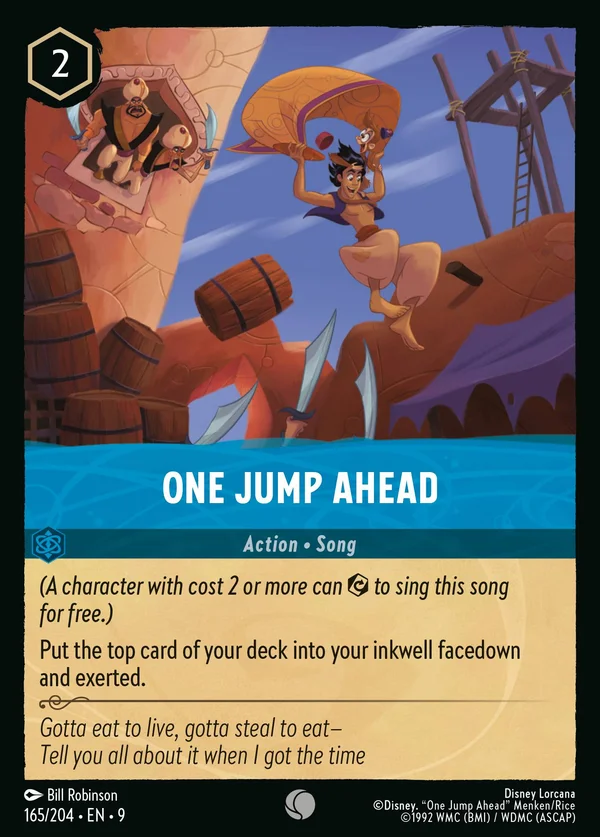 One Jump Ahead — Disney Lorcana Action card from Fabled