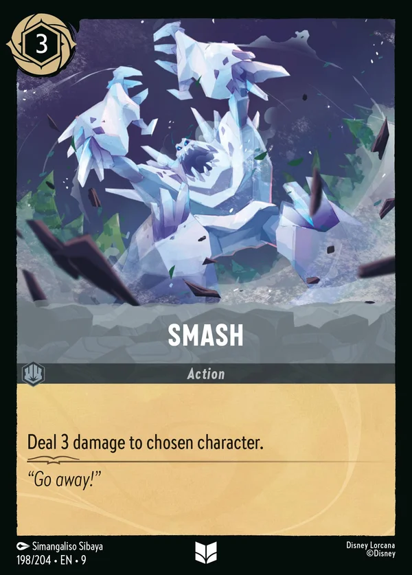 Smash — Disney Lorcana Action card from Fabled