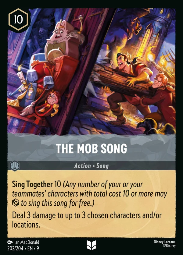 The Mob Song — Disney Lorcana Action card from Fabled