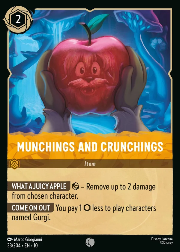 Munchings and Crunchings — Disney Lorcana Item card from Whispers in the Well