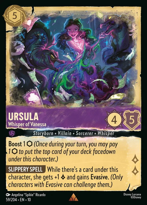 Ursula - Whisper of Vanessa — Disney Lorcana Character card from Whispers in the Well
